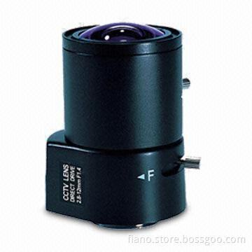 1/3-inch CCTV Lens with F1.4 Aperture and DC Manual Zoom